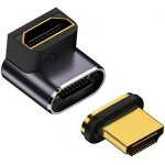 Kalanka - adaptateur 90 degrs vers le haut magntique 8k type - a hdmi 2. 1 mle vers femelle adaptateur ...