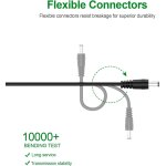 Kalanka - adaptateur d'alimentation 5 v pour tlphones ip polycom vvx 150, 250, 350, pour tlphones ...