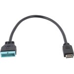 Kalanka - adaptateur de cble d'extension pour carte mre, connecteur usb 3. 1 pour panneau avant vers ...