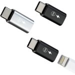 Kalanka - adaptateur de charge lightning femelle vers usb c mle 65w(3pack) pour iphone adaptateur apple ...