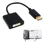Kalanka - adaptateur displayport vers dvi - d mle vers femelle - convertisseur compact compatible avec ...