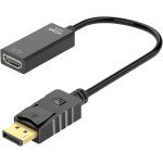 Kalanka - adaptateur displayport vers hdmi 4k @ 30 hz, unidirectionnel dp vers hdmi, compatible avec ...