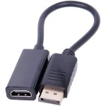 Kalanka - adaptateur dp (displayport) mâle vers hdmi femelle, jusqu'à 4k Kalanka - adaptateur dp (displayport) mâle vers hdmi femelle, jusqu'à 4k
