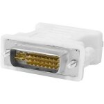 Kalanka - adaptateur dvi - i 24 + 5 mle vers vga hd 15 femelle pour hdtv, jeux, projecteur, dvd, ordinateur ...