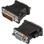 Kalanka - adaptateur dvi vers vga, dvi - i 24 + 5 mle vers vga femelle convertisseur 1080p full hd pour ...