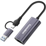 Kalanka - adaptateur ethernet usb 3. 0, 2 - en - 1 usb type - a&c vers rj45 1000 mbps gigabit lan réseau ... Kalanka - adaptateur ethernet usb 3. 0, 2 - en - 1 usb type - a&c vers rj45 1000 mbps gigabit lan réseau ...