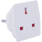 Kalanka - adaptateur européen anglais 4, 8 mm pour conversion de tension et connecteurs électriques en ... Kalanka - adaptateur européen anglais 4, 8 mm pour conversion de tension et connecteurs électriques en ...