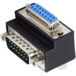 Kalanka - adaptateur d'extension dsub rs232 d - subminiature 15 broches mle vers femelle - connecteur ...