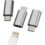 Kalanka - adaptateur lightning femelle vers micro usb mle chargeur (lotde3)pour iphone charger cable ...