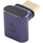 Kalanka - adaptateur magntique vertical coud  90 degrs 8k type - a hdmi 2. 1 mle vers femelle adaptateur ...