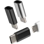 Kalanka - adaptateur micro usb femelle vers usb c mle chargeur(lot de 3)type c cable prise connecteur ...