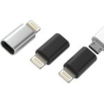 Kalanka - adaptateur micro usb a lightning mle(3 pack) android cble pour apple mfi certifi charge ...