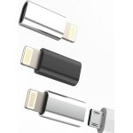 Kalanka - adaptateur micro usb vers lightning(lot de 3)android femelle jack cable iphone mle prise chargeur ...