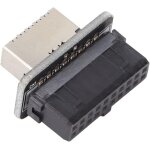 Kalanka - adaptateur de panneau avant usb, adaptateur usb 19p / 20p vers usb e convertisseur de capacit ...