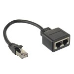 Kalanka - adaptateur rpartiteur rj45 1 mle vers 2 femelles ethernet cble extender pour cat5 cat5e ...