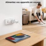 Kalanka - adaptateur secteur europe vers etats - unis, convertisseur europe vers etats - unis pour prises ... Kalanka - adaptateur secteur europe vers etats - unis, convertisseur europe vers etats - unis pour prises ...