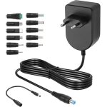 Kalanka - adaptateur secteur universel 36w 3v 4. 5v 5v 6v 7. 5v 9v 12v rglable, ac / dc chargeur  commutatio ...
