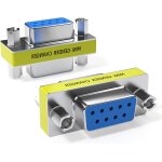 Kalanka - adaptateur srie femelle vers femelle, coupleur rs232 db9, adaptateur de changeur de genre ...