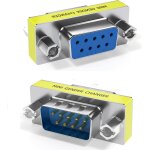 Kalanka - adaptateur srie rs232 db9 mle  femelle coupleur rs - 232 - rs - 485 - ttl changeur de genre ...