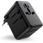 Kalanka - adaptateur universel de voyage usb - c & 4 usb u2013 charge rapide 25w, alimentation 2500w ...