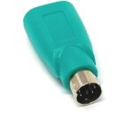 Kalanka - adaptateur usb 2. 0 type a femelle vers ps / 2 mle ps2 turquoise