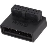Kalanka - adaptateur usb 3. 0 à angle droit, adaptateur secteur usb 3. 0 19 / 20 broches coudé à 90 degrés ... Kalanka - adaptateur usb 3. 0 à angle droit, adaptateur secteur usb 3. 0 19 / 20 broches coudé à 90 degrés ...