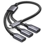 Kalanka - adaptateur usb c 1 vers 3, répartiteur usb type c mâle vers 3 femelle ports pour charge et ... Kalanka - adaptateur usb c 1 vers 3, répartiteur usb type c mâle vers 3 femelle ports pour charge et ...