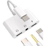 Kalanka - adaptateur usb c jack 3. 5mm ecouteur casque chargeur usb - c vers ecouteur prise dac audio ...