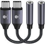 Kalanka - adaptateur usb c jack de casque 3, 5mm, couteurs audio numrique type c vers aux, cl audio, ...