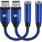 Kalanka - adaptateur usb c jack de casque 3, 5mm, couteurs audio numrique type c vers aux, cl audio, ...