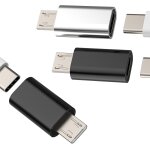 Kalanka - adaptateur usb c micro usb (3 pack) cble type c connecteur usb c femelle vers micro usb mle ...