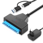 Kalanka - adaptateur usb sata vers usb pour disques durs externes et internes ssd / hdd 2, 5 3, 5 compatible ... Kalanka - adaptateur usb sata vers usb pour disques durs externes et internes ssd / hdd 2, 5 3, 5 compatible ...