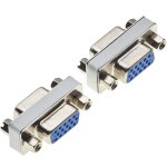 Kalanka - adaptateur vga femelle vers femelle, paquet de 2 - coupleur svga, prolongateur de cble vga ...