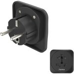 Kalanka - adaptateur de voyage universel monde vers europe ¿ type e / f 3 ples, compatible prises usa, ...