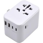 Kalanka - adaptateur de voyage universel, prise de voyage universelle avec 2 ports usb et 3 ports type ... Kalanka - adaptateur de voyage universel, prise de voyage universelle avec 2 ports usb et 3 ports type ...