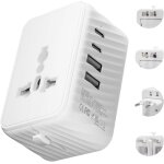 Kalanka - adaptateur de voyage universel - adaptateur secteur international - adaptateur de voyage (2 ... Kalanka - adaptateur de voyage universel - adaptateur secteur international - adaptateur de voyage (2 ...