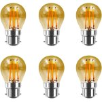 Kalanka - ampoules baonnette b22 led filament, non - dimmable 4w g45 / p45 ampoules led de forme sphrique, ...