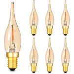 Kalanka - ampoule led e14 2200k flamme basse puissance c22 ampoule à filament led 0, 7w équivalent à ... Kalanka - ampoule led e14 2200k flamme basse puissance c22 ampoule à filament led 0, 7w équivalent à ...