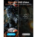 Kalanka - câble 8k hdmi 2. 1 3m, câble hdmi certifié 4k@144hz / 120hz 8k@60hz, earc, hdr10, dolby atmos, ... Kalanka - câble 8k hdmi 2. 1 3m, câble hdmi certifié 4k@144hz / 120hz 8k@60hz, earc, hdr10, dolby atmos, ...