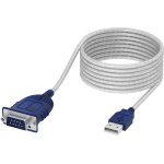 Kalanka - cable adaptateur usb vers srie rs232, (3m) cble srie, cble convertisseur db - 9 (9 broches) ...