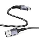 Kalanka - cble de charge usb de 3 m, usb - c vers usb - a, en nylon tress pour samsung galaxy s10, ...