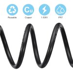 Kalanka - câble d'extension à 3 broches de 16, 4 pieds, 2 pcs connecteurs etanches ip67 18awg avec mâle ... Kalanka - câble d'extension à 3 broches de 16, 4 pieds, 2 pcs connecteurs etanches ip67 18awg avec mâle ...