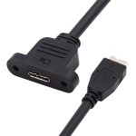Kalanka - cble d'extension micro usb 3. 0 mle vers micro usb 3. 0 femelle type b 50 cm