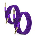 Kalanka - cble instrument audio stro 6. 35mm (3m / 2 pack) cordon tress en nylon jack trs 1 / 4 mle ...