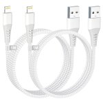 Kalanka - c�ble iphone, cable lightning 1m + 1m[certifi� apple mfi], cable chargeur iphone usb cable ...
