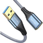 Kalanka - cable de rallonge usb 2m, usb 3. 0 male vers femelle rallonge cable transfert de donnes  ...
