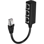 Kalanka - cble rpartiteur ethernet rj45, adaptateur de cble d'extension rseau lan ethernet rpartiteur ...