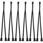 Kalanka - cble rpartiteur de ventilateur pwm  4 broches, adaptateur tress gain cble d'extension ...