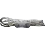 Kalanka - câble transparent avec interrupteur traversant + fiche européenne Kalanka - câble transparent avec interrupteur traversant + fiche européenne