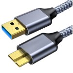 Kalanka - câble usb 3. 0 mâle a vers micro b 3. 0, câble disque dur externe compatible avec galaxy s5, ... Kalanka - câble usb 3. 0 mâle a vers micro b 3. 0, câble disque dur externe compatible avec galaxy s5, ...